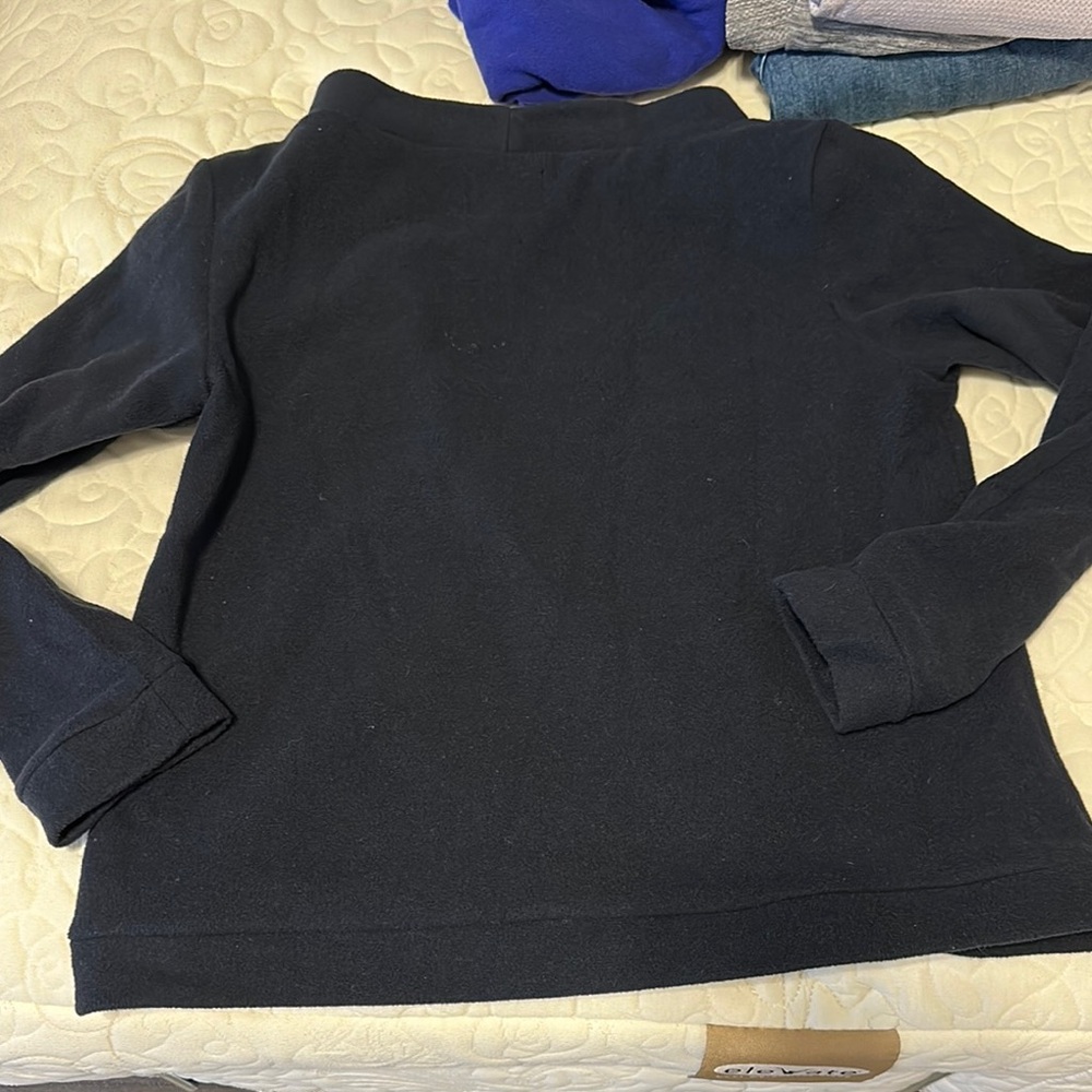 Dudley Stephens navy Fleece Pullover - Picture 3 of 3